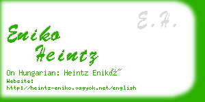 eniko heintz business card